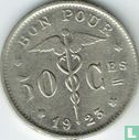 Belgique 50 centimes 1923 (FRA) - Image 1