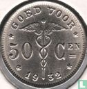 Belgique 50 centimes 1932 (NLD) - Image 1