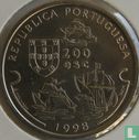 Portugal 200 escudos 1998 (koper-nikkel) "500th anniversary First expedition of Vasco da Gama in India" - Afbeelding 1