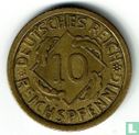 Duitse Rijk 10 reichspfennig 1936 (tarwe aren - A) - Afbeelding 2