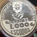 Portugal 1000 escudos 1999 (PROOF) "Millenary of Atlantic navigation" - Afbeelding 2