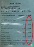 Portugal 250 Escudo 1976 "25 April 1974 Revolution" - Bild 3