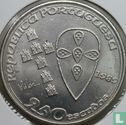 Portugal 250 escudos 1989 (silver) "850 years Battle of Ourique and foundation of Portugal" - Image 1