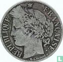 France 1 franc 1872 (grand A) - Image 2