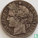 Frankrijk 1 franc 1871 (grote A) - Afbeelding 2