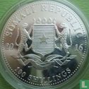 Somalië 100 shillings 2016 (zilver - kleurloos) "Elephant" - Afbeelding 1
