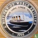 Somalia 250 shillings 1998 (PROOF) "Early 20th century liner Titanic" - Image 1