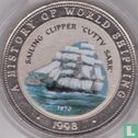 Somalië 25 shillings 1998 (PROOF) "Sailing clipper Cutty Sark" - Afbeelding 1