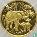 Somalië 20 shillings 2007 (PROOF) "African elephant" - Afbeelding 2