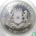Somalië 100 shillings 2008 (kleurloos) "Elephant" - Afbeelding 1