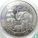 Somalie 100 shillings 2008 (non coloré) "Elephant" - Image 2