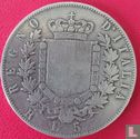 Italie 5 lire 1875 (petit R) - Image 2