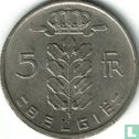 Belgique 5 francs 1960 - Image 2