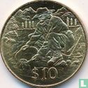 New Zealand 10 dollars 1995 "Gold prospector" - Image 2
