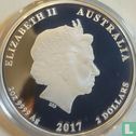 Australië 2 dollars 2017 (PROOF - kleurloos) "Year of the Rooster" - Afbeelding 1