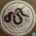 Australië 2 dollars 2013 (kleurloos) "Year of the Snake" - Afbeelding 2