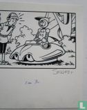 Suske en Wiske - Originele tekening cover - Suske en Wiske plus 109 - De wolkeneters - (1988) - Afbeelding 3