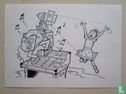 Suske en Wiske door Luc Morjaeu - Originele tekening in inkt - Wiske - Muziek - Losbladig - (2005) - Afbeelding 1