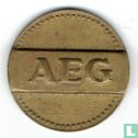 AEG- Wertmarke für Münzzähler (gevouwen) - Afbeelding 1