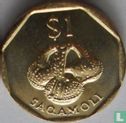 Fidji 1 dollar 1996 - Image 2