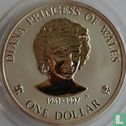 Îles Cook 1 dollar 1997 "Death of Princess Diana" - Image 2