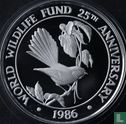 Samoa 10 tala 1986 (PROOF) "25th Anniversary of World Wildlife Fund" - Afbeelding 1