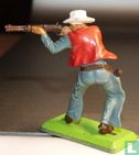 Cowboy on foot with rifle - Image 2