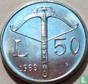 San Marino 50 lire 1989 "History" - Afbeelding 1