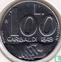 San Marino 100 lire 1991 "Garibaldi 1849" - Afbeelding 2
