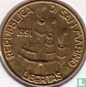 San Marino 20 lire 1991 "Alberoni 1740" - Afbeelding 1