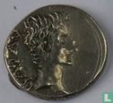 Roman Empire, AR Quinarius August 25-23 BC Emerita - Image 1