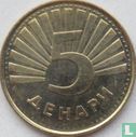 Macedonië 5 denari 2014 - Afbeelding 2