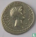 Empire romain, Denier 41 av. J.-C. M.Antonius & Octavius - Image 2