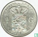 Indes néerlandaises ¼ gulden 1893 - Image 1