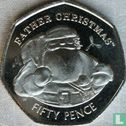 Gibraltar 50 pence 2018 (kleurloos) "Christmas" - Afbeelding 2