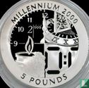 Gibraltar 5 pounds 1999 (BE - argent) "Millennium" - Image 2