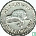New Zealand 1 florin 1942 - Image 1