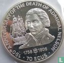 Gibraltar 70 ecus 1995 (PROOF) "190th anniversary of the death of admiral Nelson" - Afbeelding 2