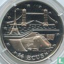 Gibraltar 14 ecus 1994 (PROOF) "Opening of the Channel Tunnel" - Afbeelding 2