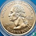 États-Unis ¼ dollar 2001 (D - plaqué or) "New York" - Image 2
