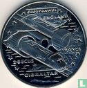 Gibraltar 2,8 ecus 1993 "Opening of the Channel Tunnel" - Afbeelding 2