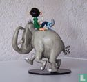 Gaston on the elephant - Image 2