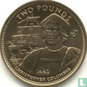 Gibraltar 2 Pound 1992 "500 years Columbus Discovery of the New World" - Bild 2