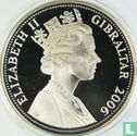 Gibraltar 10 pounds 2006 (PROOF - zilver) "80th birthday of Queen Elizabeth II" - Afbeelding 1
