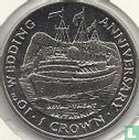Gibraltar 1 crown 1991 "10th wedding anniversary of Prince Charles and Diana Spencer - Royal yacht" - Afbeelding 2