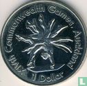 Nieuw-Zeeland 1 dollar 1989 "1990 Commonwealth Games - Gymnast" - Afbeelding 2