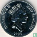 Nieuw-Zeeland 1 dollar 1989 "1990 Commonwealth Games - Swimmer" - Afbeelding 1