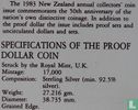 Nieuw-Zeeland 1 dollar 1983 (PROOF) "50th anniversary of New Zealand coinage" - Afbeelding 3