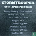 Niue 2 dollars 2018 (non coloré) "Star Wars - Stormtrooper" - Image 3