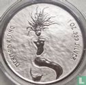 Fidji 1 dollar 2018 (non coloré) "Mermaid rising" - Image 2